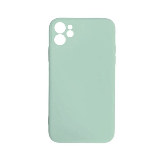 Capa de Silicone Mole para Apple iPhone 12 Verde